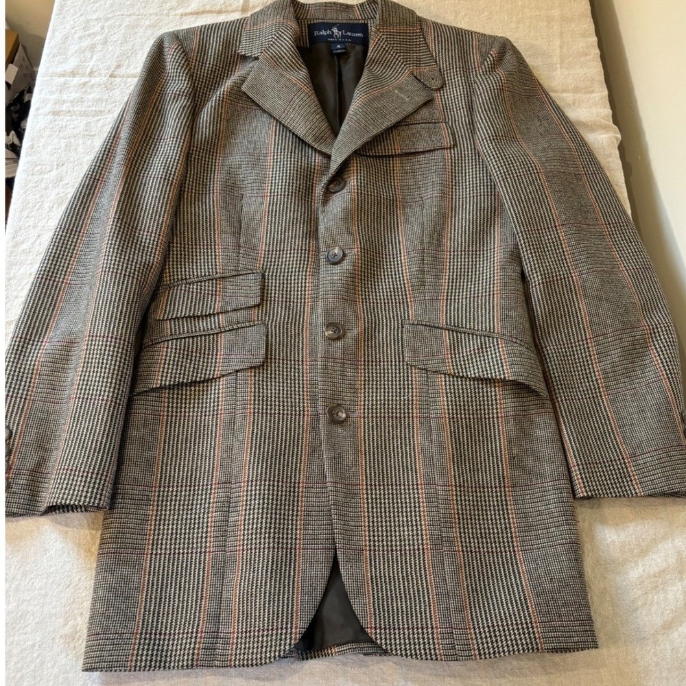VTG Ralph Lauren Women's Wool Blazer and Pants Made in USA Academia Quiet Luxury